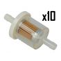Briggs & Stratton 16hp - 24hp Fuel Filter, Pack of 10 - 691035           