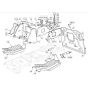 3600SH - 2011-2018 - 2T0410383/M11 - Mountfield Ride On Mower Chassis Diagram