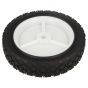 Universal Plastic Wheel & Tyre (7" Dia)  Hole 1/2", Hub length 1 3/8