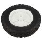 Universal Plastic Wheel & Tyre (8" Dia) Hole 1/2", Hub length 1 3/8