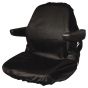 Universal Black Polyester Tractor Seat Cover