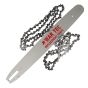 WAR TEC 20" - Guide Bar 3/8" - 063" - 3003 000 6121 - (D025) & 2 Chains