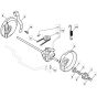 464 TR-B - 2017-2019 - 299274628/AMZ - Mountfield Rotary Mower Transmission Diagram