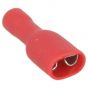Female Spade Connector (6.3mm Red), Pack of 100