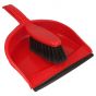 Plastic Dustpan & Clip-On Brush