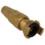 Geka Style 1" Quick Release Nozzle, Brass