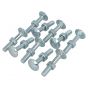 Coach Bolt & Nut M8 x 45mm, Pack Of 10