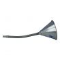 Galvanised Steel Funnel With Mesh Filter & 240mm Flexible Shaft