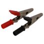 Red & Black Small Crocodile Clips, 5 Amp (Pair)