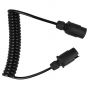 Trailer Extension Cable 2.5m, 7 Pin Male Sockets