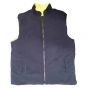 High-Visibility Yellow Reversible Fleece Lined Bodywarmer - Size Small