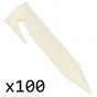 Biodegradable Signal Cable Ground Spikes, Pack 100