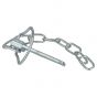 Cotter Pin & Zinc Plated Chain