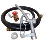 Diesel Fuel Hose, Trigger Nozzle, Tap & Fittings Assy, 3 Metres