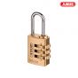 ABUS 165/20 20mm Solid Brass Body Combination Padlock (3-Digit) Carded - 32161