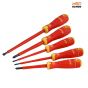Bahco BAHCOFIT Insulated Scewdriver Set of 5 Slotted / Pozi - B220.015