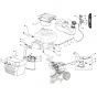 Cobra BT84B - Tractor Engine B&S 13.5HP Diagram