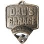 Primus Cast Iron Wall Mounted "Dad's Garage" Bottle Opener - PC5801 - ONLY 4 LEFT
