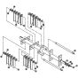 Billy Goat CR550HC - PR550H Power Rake and Overseeder Main (2) Diagram