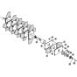 Billy Goat CR550HC - PR550H Power Rake and Overseeder Main (3) Diagram