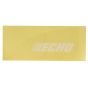 Genuine Echo Decal - X502-001020 - ONLY 1 LEFT