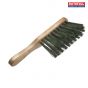 Faithfull Hand Brush Stiff Green PVC 275mm (11in) - PS562VGFA