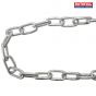 Faithfull Galvanised Chain Link 3 x 21mm x 30m Reel - Max Load 80kg - 19324GN