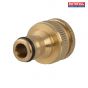Faithfull Brass Dual Tap Connector 12.5 - 19mm (1/2 - 3/4in) - SB3002