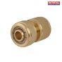 Faithfull Brass Female Water Stop Connector 12.5mm (1/2in) - SB3007A