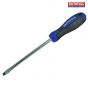 Soft-Grip Screwdriver Slotted Flared Tip 8mm x 150mm