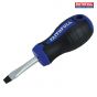 Soft-Grip Screwdriver Slotted Flared Tip 6.5mm x 40mm Stubby
