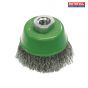 Faithfull Wire Cup Brush 75mm x M14 x 2 Stainless Steel 0.30mm - 107514430
