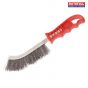 Faithfull Wire Scratch Brush Steel Red Handle - 17130001