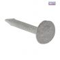 Forgefix Clout Nail Extra Large Head Galvanised 25mm Bag Weight 500g - 500NLELH25GB