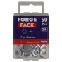 Forgefix Flat Washers DIN125 ZP M6 Forge Pack 50 - FPWASH6