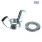 Forgefix Wing Nut & Washers ZP M10 Forge Pack 6 - FPWING10