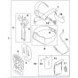 Stihl FS491 C-EM - Forestry Harness Advance X-Treem - Parts Diagram