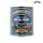 Hammerite Direct to Rust Hammered Finish Metal Paint Black 750ml - 5092955
