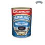 Hammerite Direct to Rust Smooth Finish Metal Paint Black 750ml + 33% - 5158235