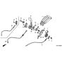 Honda HRD536 - HXE - MZBL 8000001-8099999 Throttle Lever Diagram
