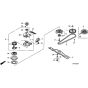 Honda HRD536C2 - HXE - MZCA 8200001-9999999 Rotary Blade Diagram