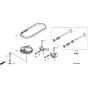 Honda HRD536C2 - TXE - MZCA 8200001-9999999 Camshaft Pulley Diagram
