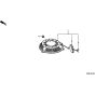 Honda HRD536C - HXE - MZCA 8000001-8099999 Recoil Starter Diagram