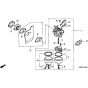 Honda HRD536C - SXE - MZCA 8000001-8099999 Carburettor Diagram
