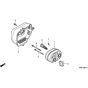 Honda HRD536C - SXE - MZCA 8000001-8099999 Muffler Diagram