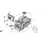 Honda HRD536CK1 - SXE - MZCA 8100001-8199999 Cylinder Barrel Diagram
