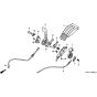 Honda HRD536K2 - HXE - MZBL 8200001-9999999 Throttle Lever Diagram