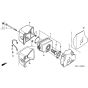 Honda HRD536K3 - HXE - MZBL 8200001-8299999 Muffler Diagram