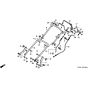Honda HRD536K3 - QXE - MZBL 8200001-8299999 Handle Pipe Diagram