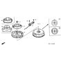 Honda HRD536K4 - QXEH - MZBL 8300001- Flywheel Diagram
